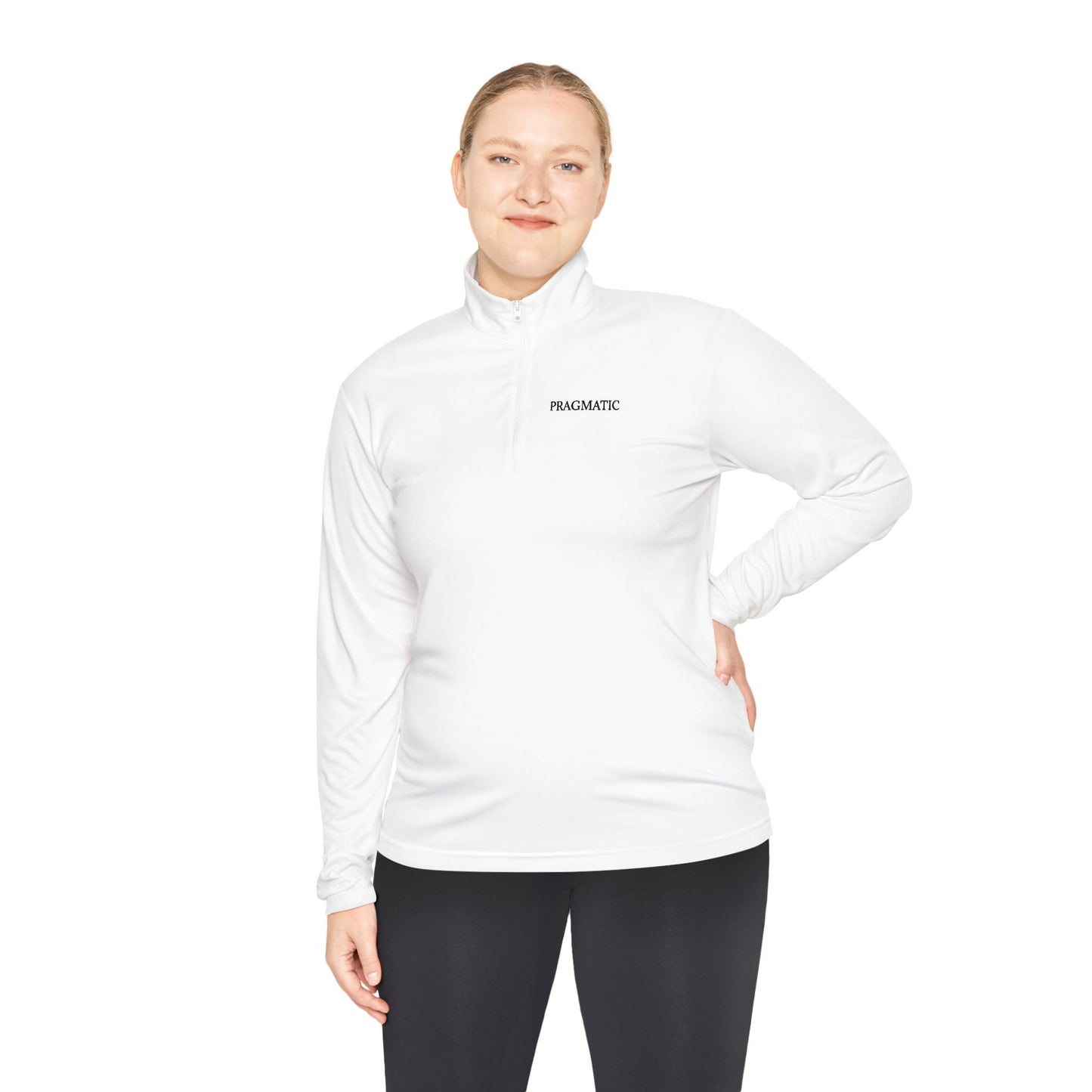 Pragmatic Unisex Quarter-Zip Pullover - Stylish and Versatile Activewear