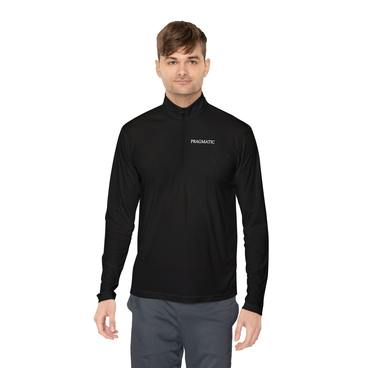 Pragmatic Unisex Quarter-Zip Pullover - Stylish and Versatile Activewear